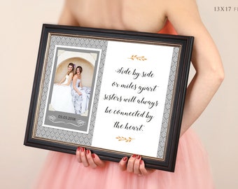Sister Gift, Bridesmaid Gift, Best Friend Gift, Will You Be My Maid Of Honor, Maid Of Honor Gift, Cousins, Personalized Picture Frame
