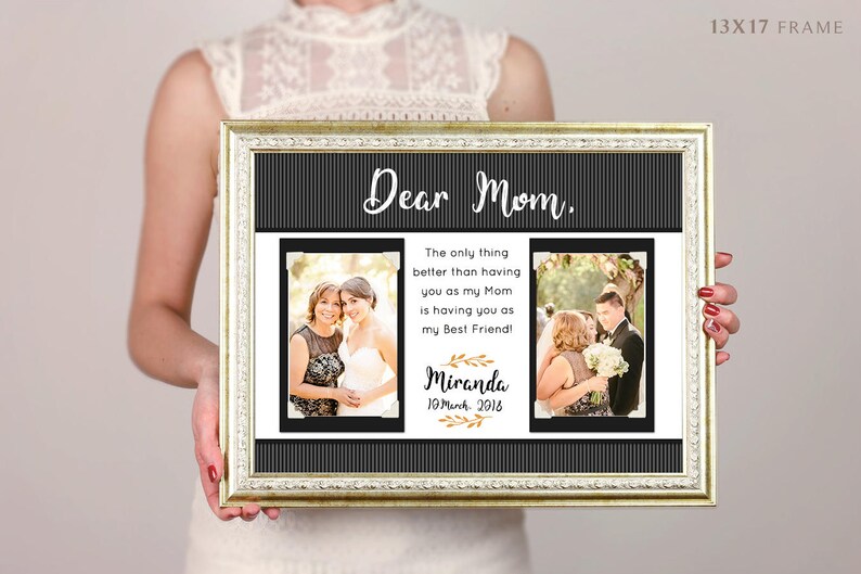 Thank You For Raising The Man Of My Dreams Personalized Mother Of The Groom Gift Custom Picture Frame For Mother In Law Gift Grooms Parents