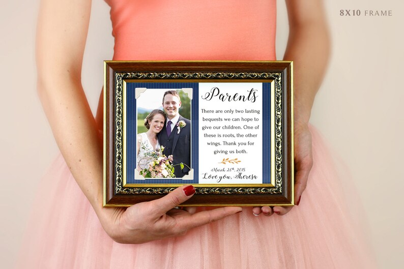 Thank You Parents Wedding Gift Parents Thank You Gift Etsy