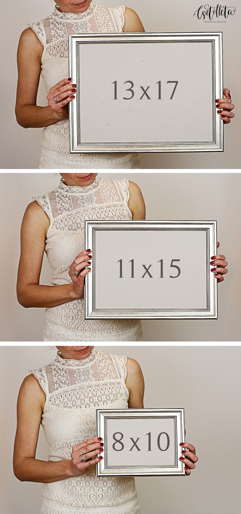 Then And Now Picture Frame 50th Anniversary Gift Gold Etsy