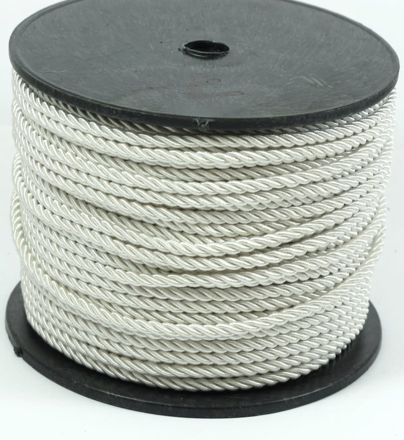 3mm Twisted Rayon Satin Rope Silk Braid Cord 50 Meters Etsy UK