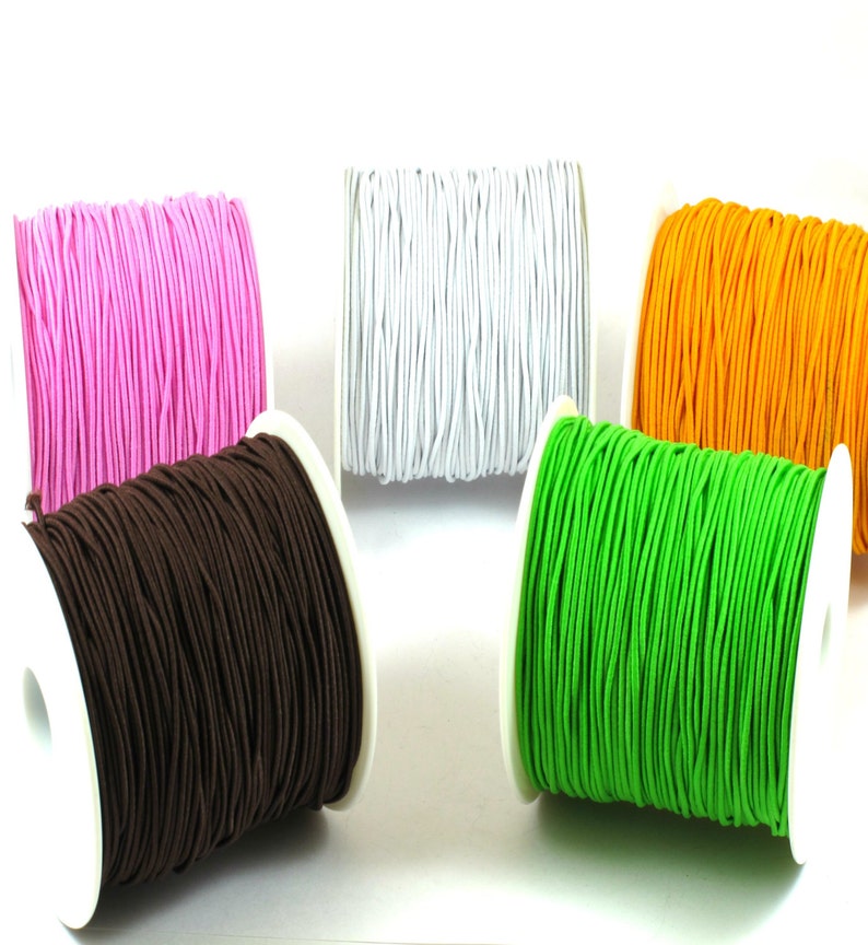 20 Meters Elastic Satin Cord Suitable for Rubber Bands and Etsy