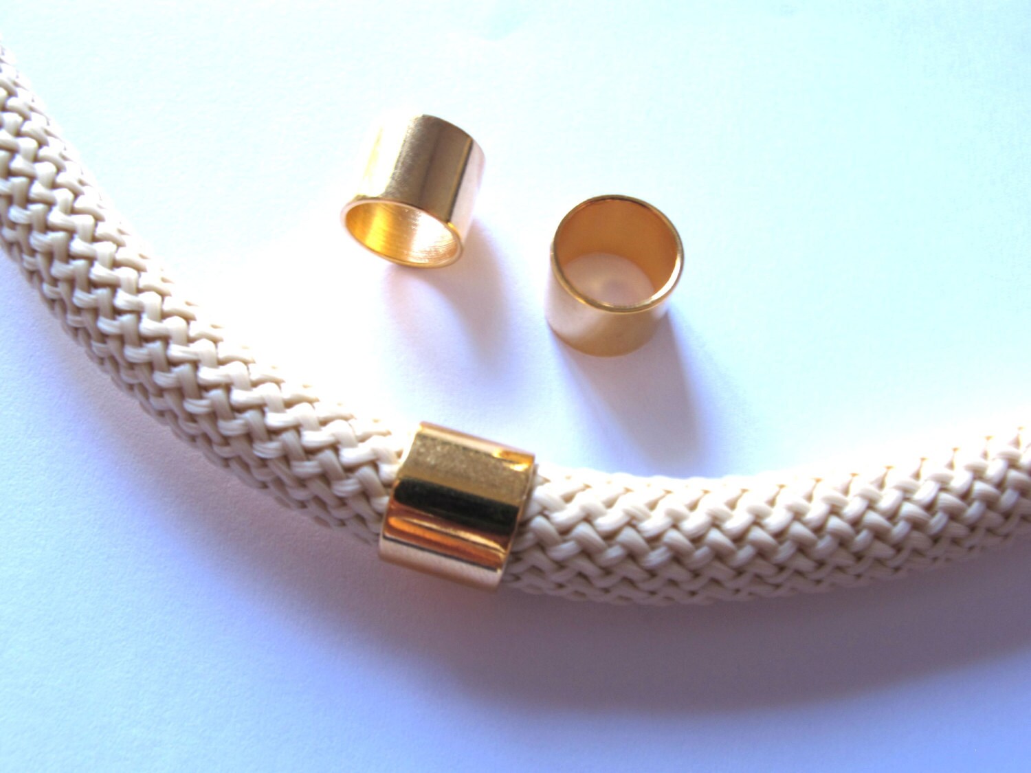 Ring Tube for 10mm Cord Brass Ring Tubes 12x10mm Ring Slide Etsy