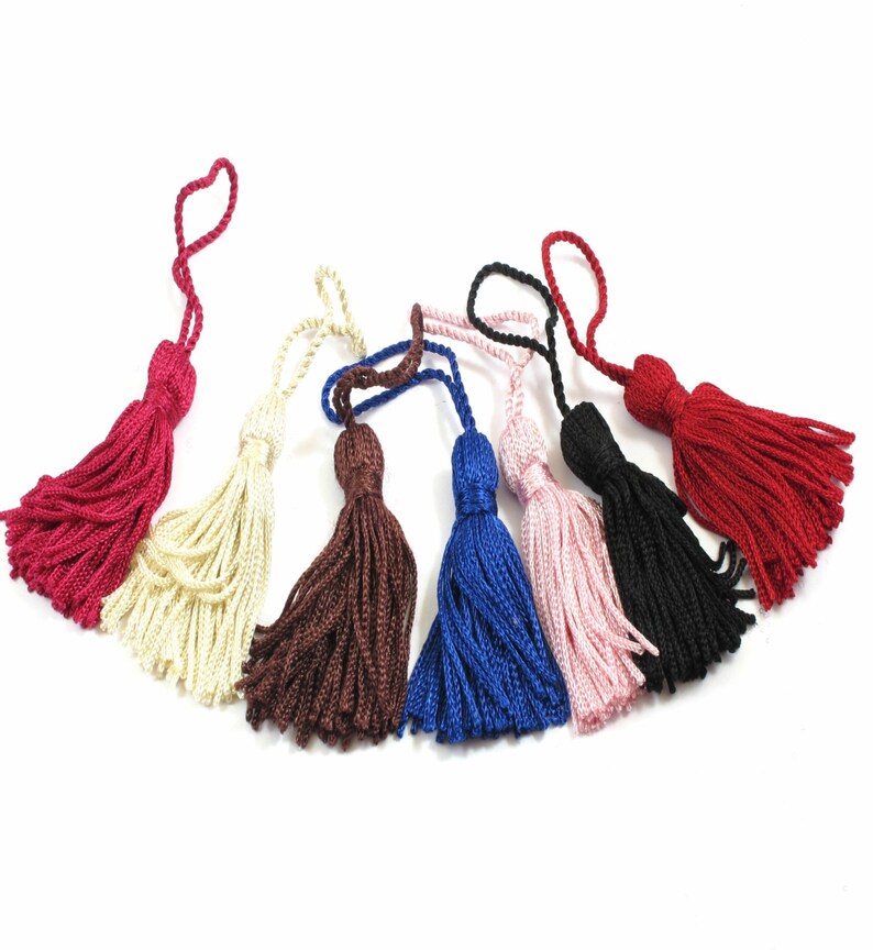 5 Pieces Nylon Tassel Pendant With Twisted Nipple Tassel for Etsy