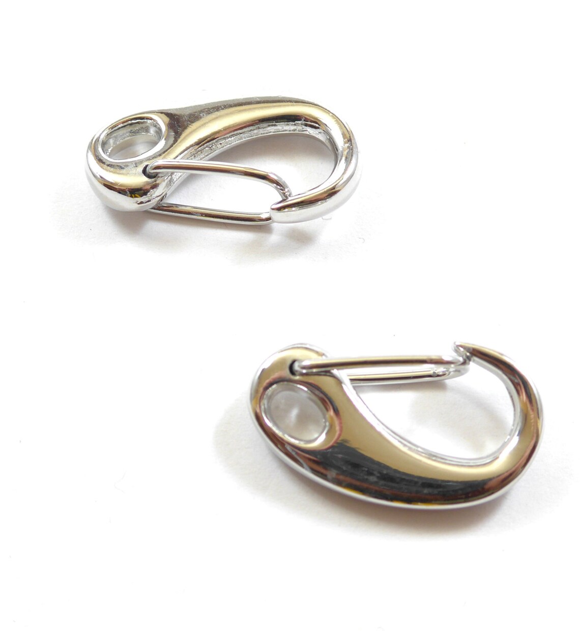 3 Pieces Silver Metallic Safety Pin Clasp for Parachute Cord Etsy