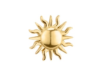 Solis Star Push Fit Labret Yellow