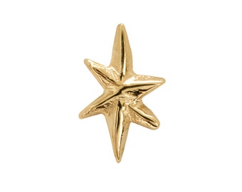 Lyra Push Fit Labret Yellow Gold
