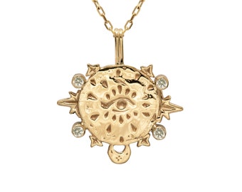 Divine Power Necklace | Manifestation Jewelry 9ct Yellow Gold