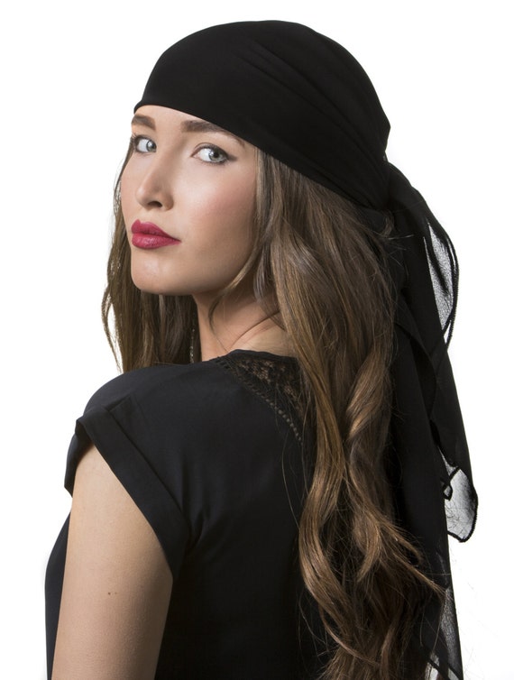 Sale > black head scarf > in stock