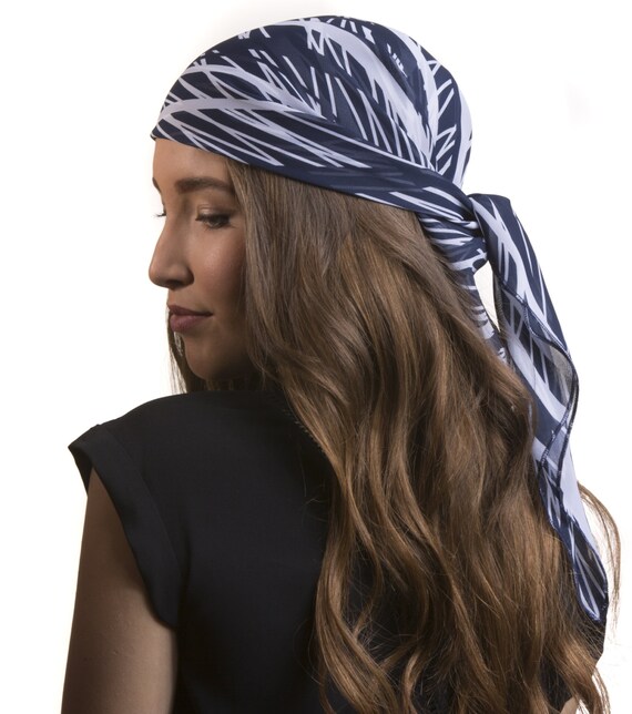 Navy blue headscarf Clearance