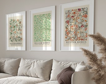 William Morris Prints Set: Vintage Botanical Art Nouveau (Digital Download)