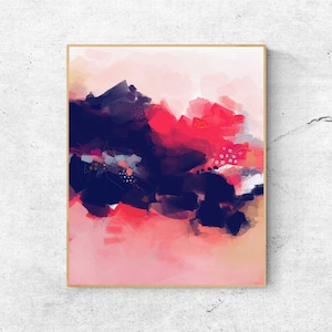 Colorful Wall Art Abstract, Printable Wall Art, Digital Abstract Painting, Abstract print, Modern painting, Digital Wall Art