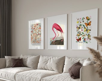 Vintage Art Print Set: Eclectic Gallery Wall Decor (Digital Download)