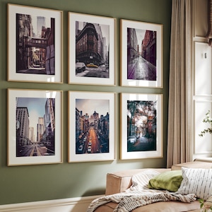 Wall Art Set Of 6 City Photography Prints Gallery Wall Set City Photography Posters Cityscape Buildings Print Printable Art Digital Download