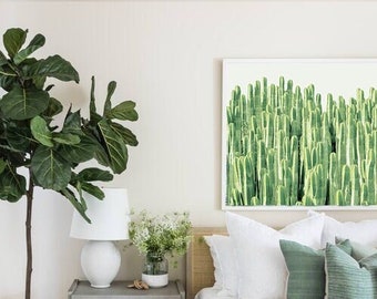 Cactus Print, succulent wall art Printable, Bedroom Wall Decor, Boho Decor, Cactus Art, Botanical Print