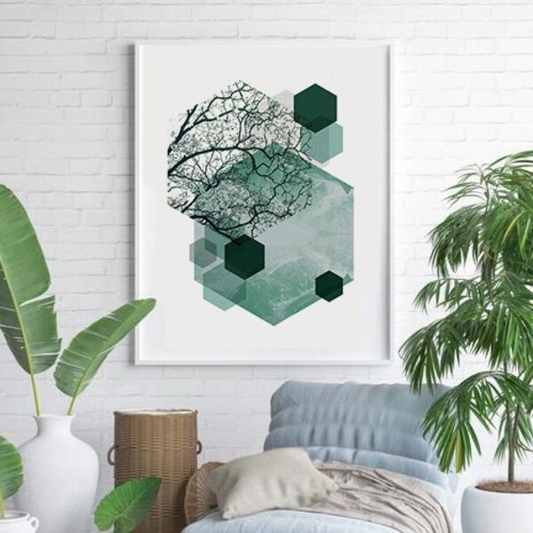 Mint Green Wall Art Etsy