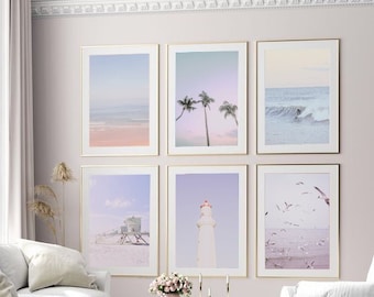 Minimalist Beach Gallery Wall Art Set (Digital Prints)