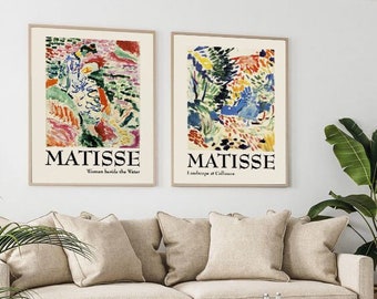 Matisse Ausstellungsposter Set: Henri Matisse Wandkunst (Digitaler Download)