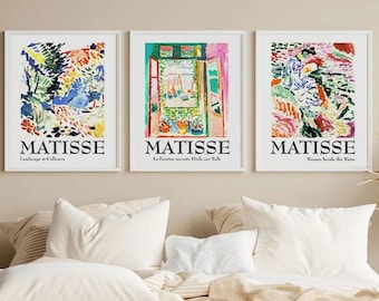 Matisse Print Set: Gallery Wall Art, Henri Matisse (Digital Download)
