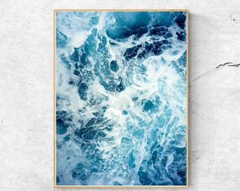 poster art print sea etsy