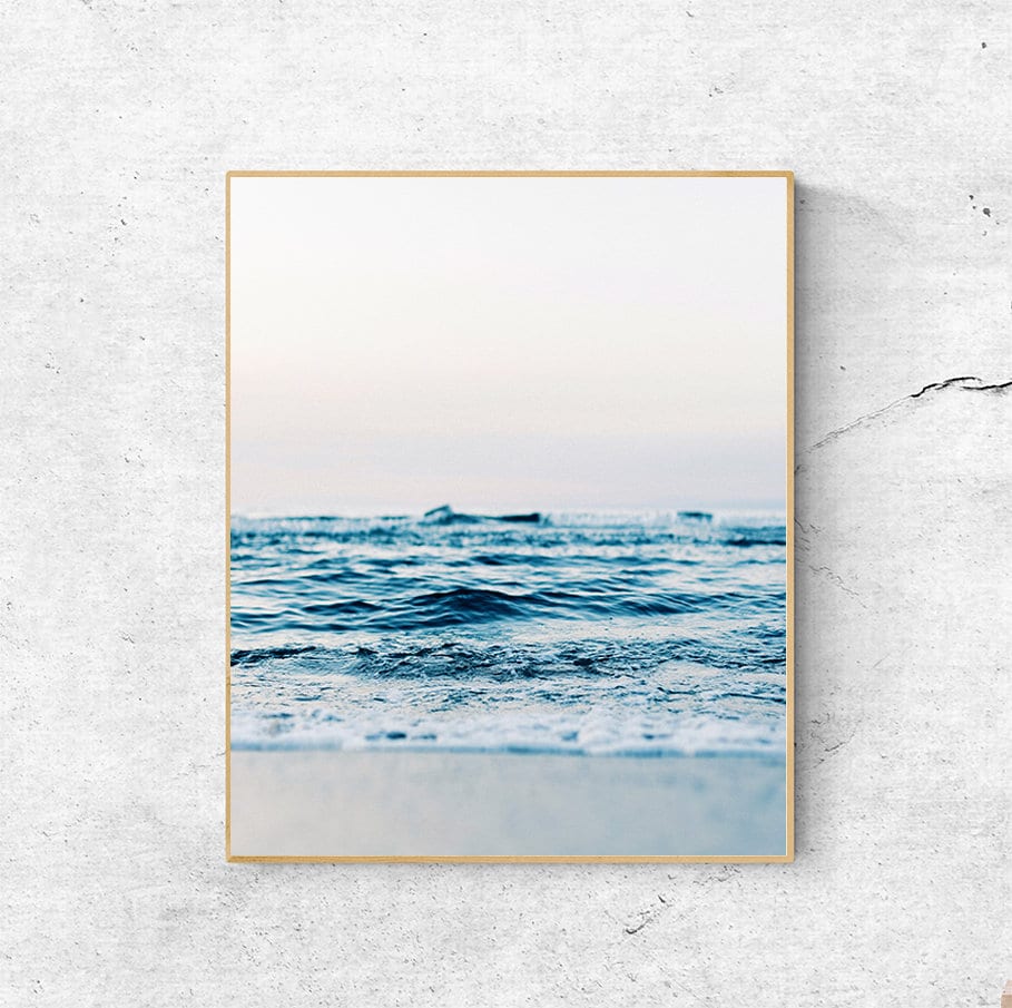 Bathroom Wall Art Ocean Print Set of 6 Digital Download | Etsy