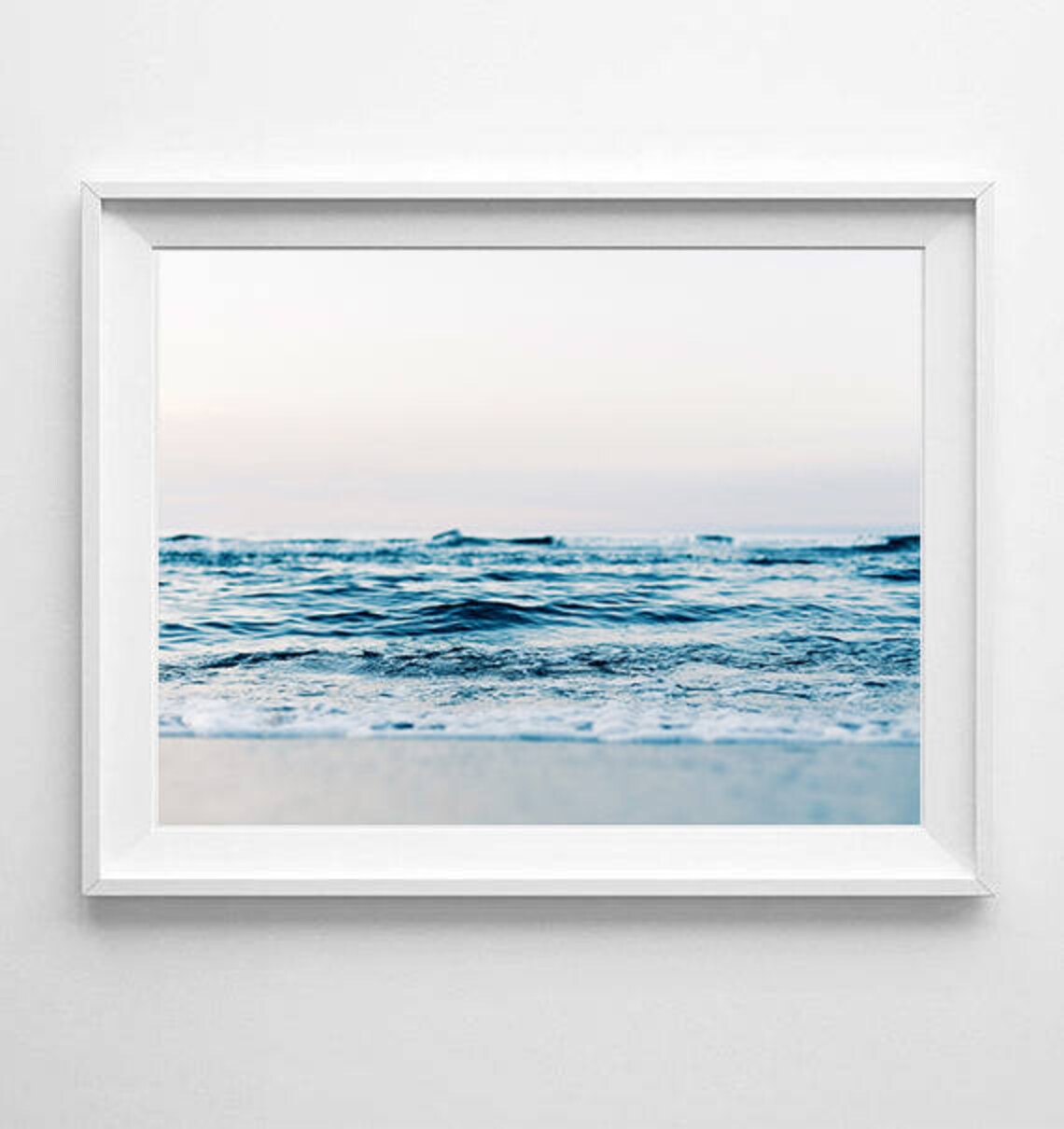 Ocean Print Beach Print Coastal Print Blue Water Print Etsy