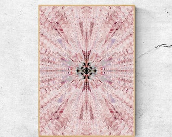 Bohemian Abstract Art Print: Large Boho Wall Decor (Digital Download)