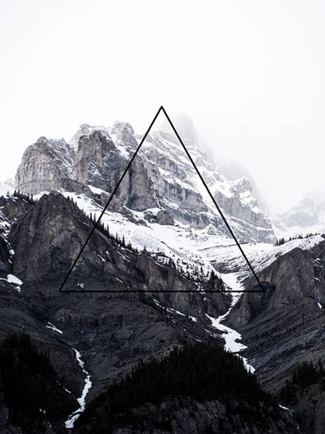 Mountain print Mountain wall art prints Landscape print Etsy