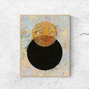 Abstract art print, Modern wall art print, Yellow wall art, Large wall art printable, Abstract wall art, Modern art print, Geometric print