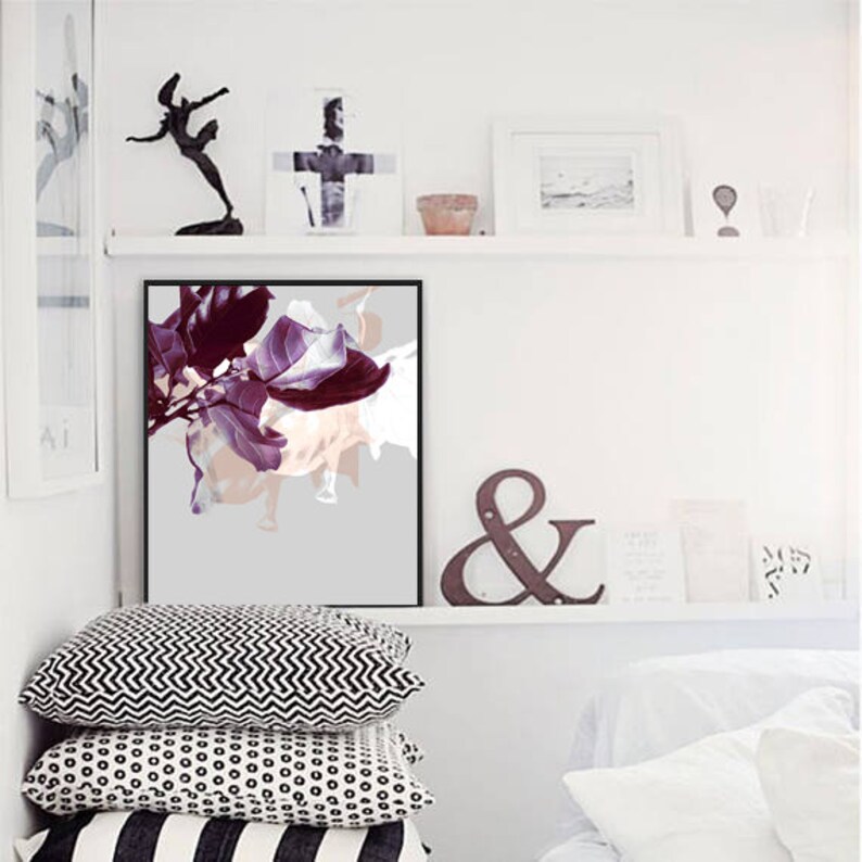 Digital Download Above Bed Art Prints Printable Botanical Etsy