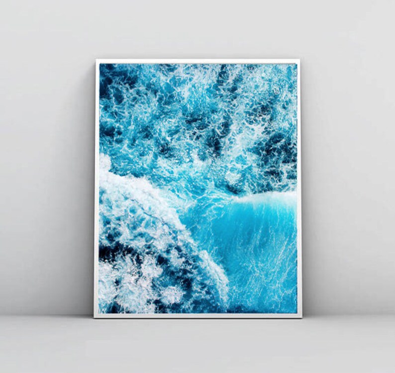 Ocean Waves Art Print: Sea Photography Poster (Digital Download) image 7