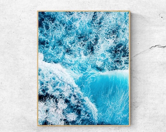 Ocean Waves Art Print: Sea Photography Poster (Digital Download)