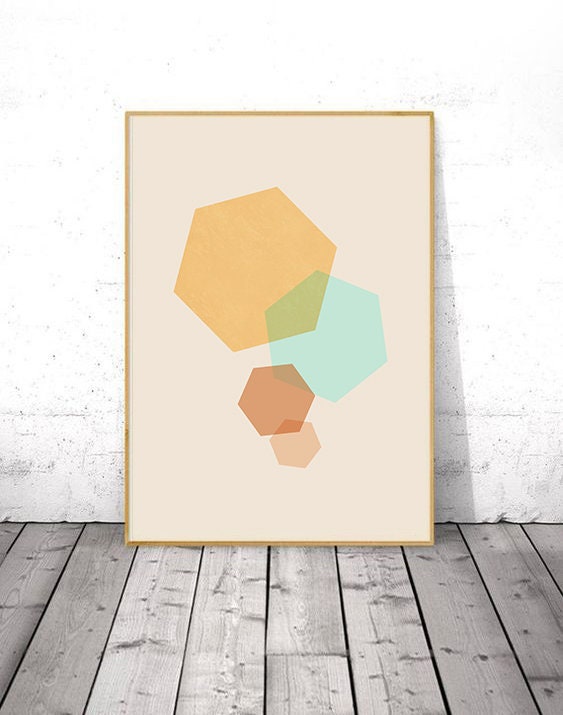 Mid Century Modern Wall Art Large Wall Art Printable | Etsy