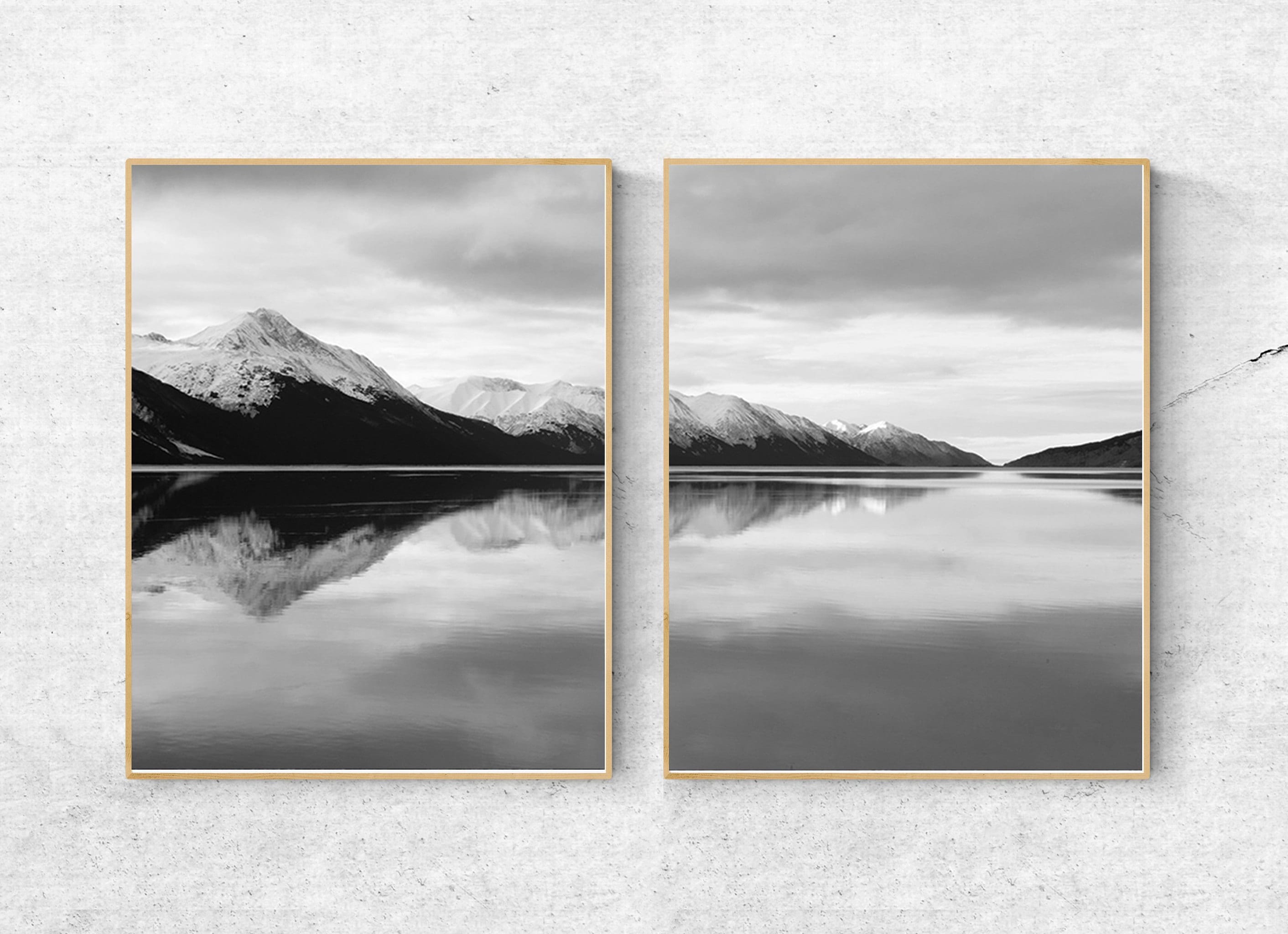 Set of 2 Prints Black And White Set Of 2 digital prints | Etsy