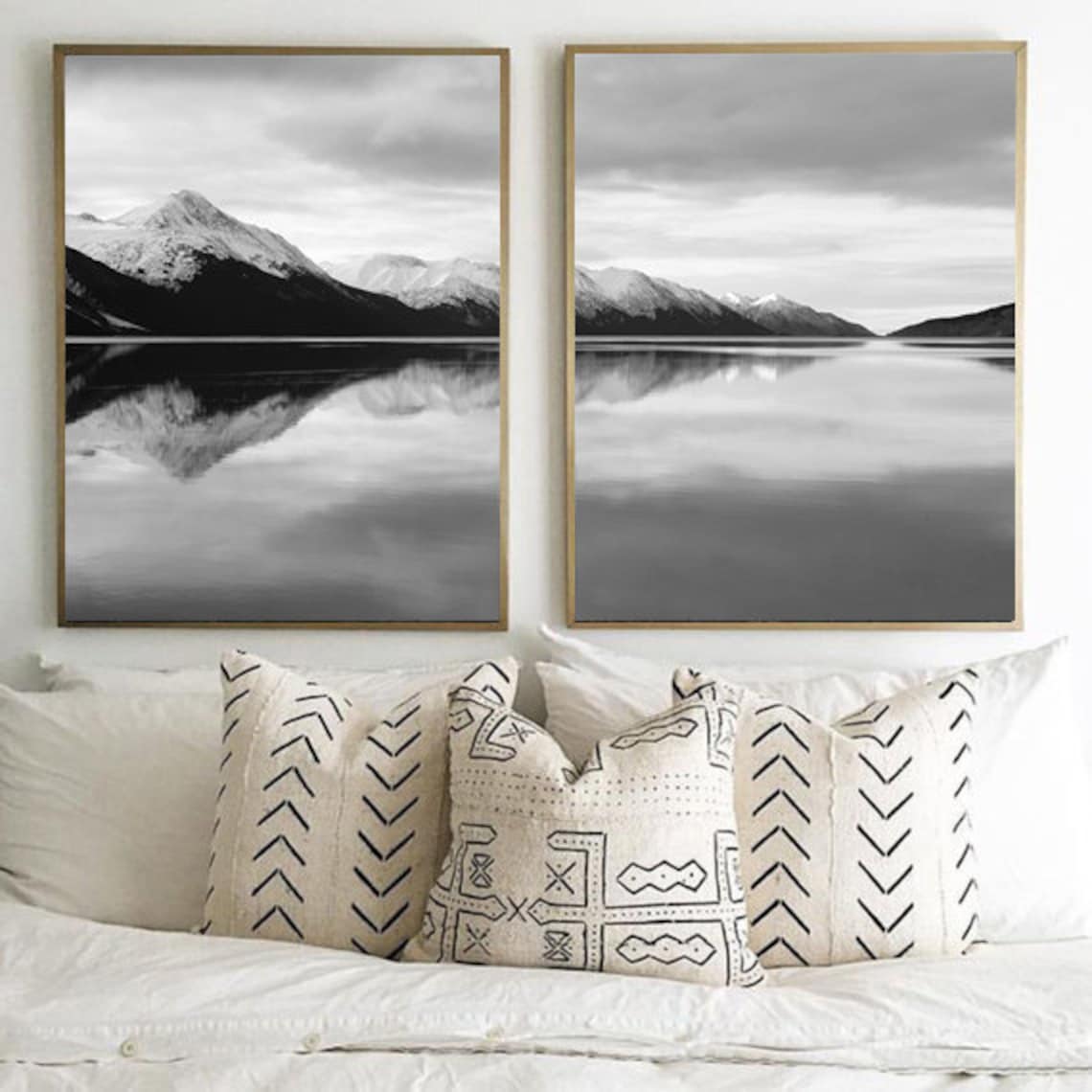 Set of 2 Prints Black And White Set Of 2 digital prints | Etsy