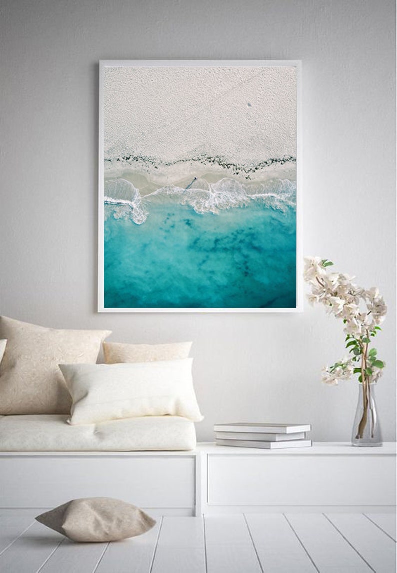 Ocean Print Ocean Wall Art Ocean Waves Print Ocean Etsy