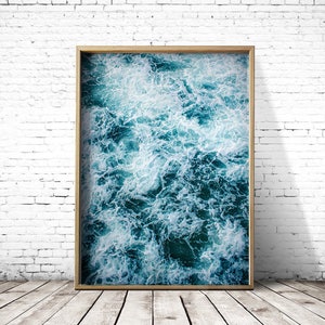 Ocean Waves Art Print: Coastal Wall Decor (Digital Download)