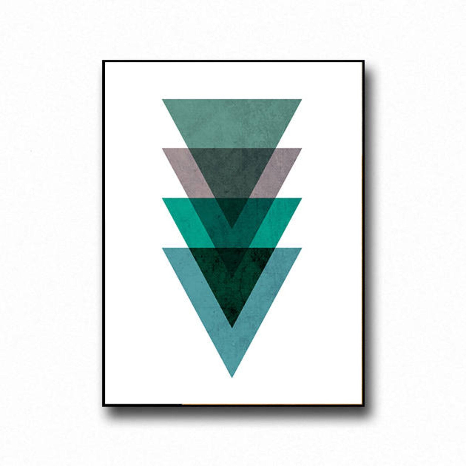 Geometric Print Abstract Wall Art Print Large Wall Art Etsy