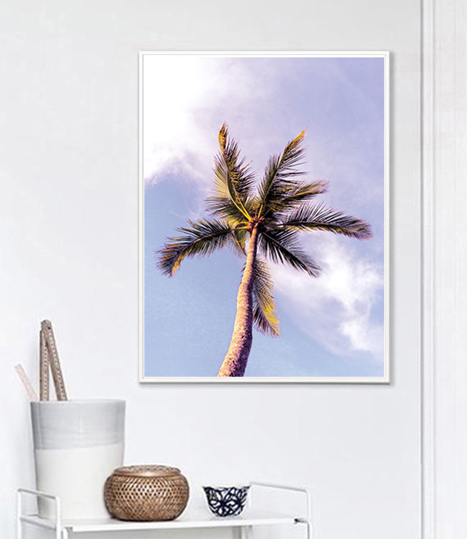 Printable Palm Tree Wall Art Print Digital Download Botanical - Etsy