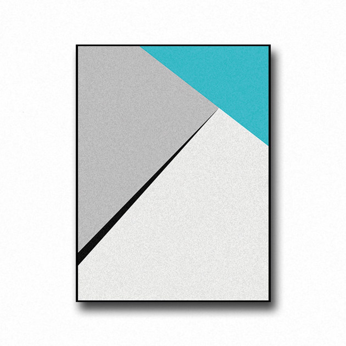 Image showcasing Geometric Wall Art Prints Large Abstract Art Print - Etsy
