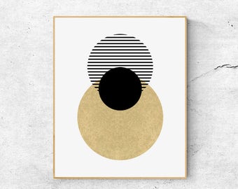 Scandinavian wall art printable, Wall Decor Digital Print, Geometric Wall Art, Downloadable Prints, Modern Home Decor, Wall Art Prints