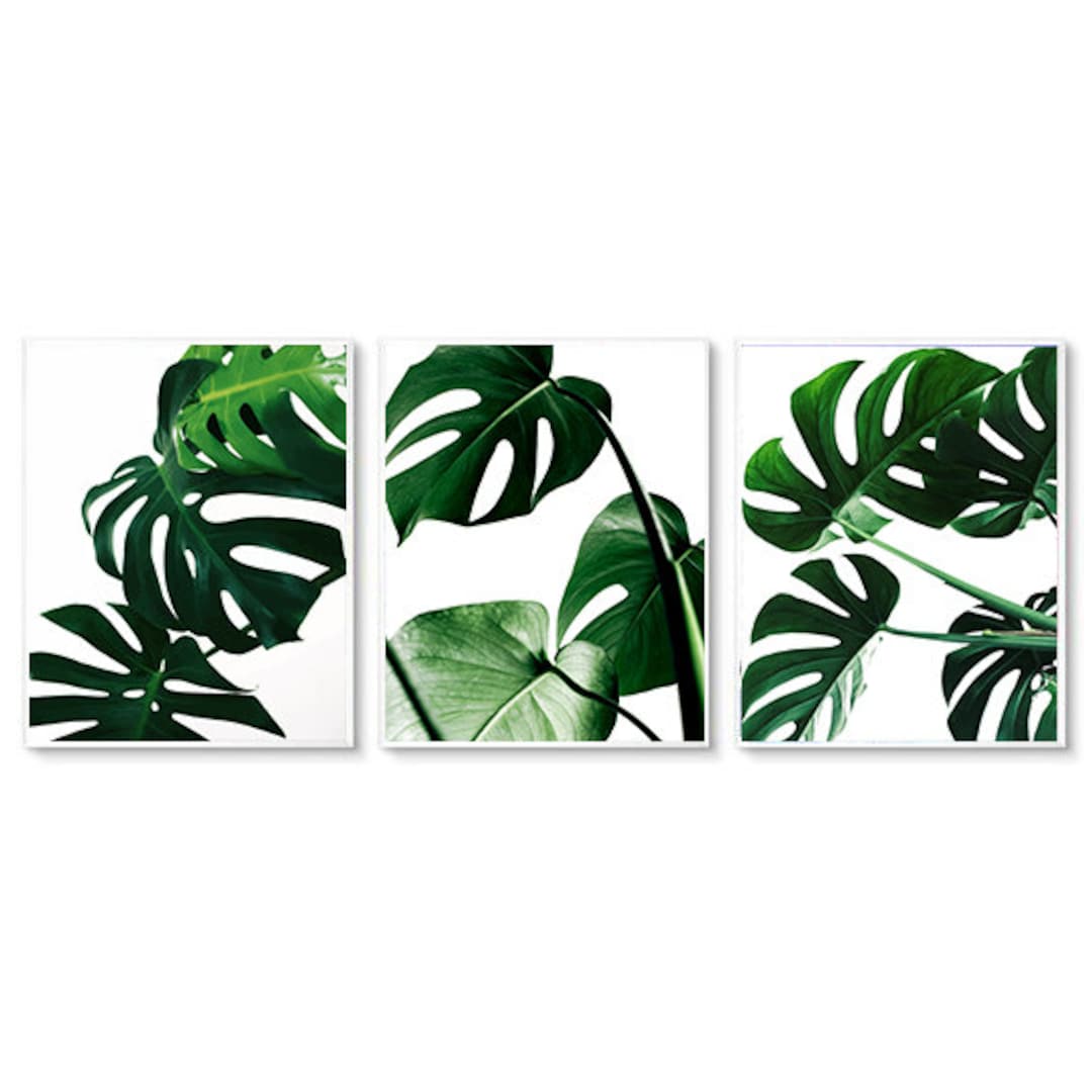 Mint Green Wall Decor, Modern Wall Art, Printable Wall Art, Set of 3