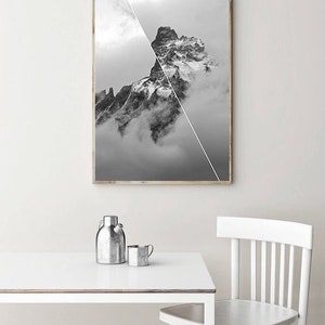 Printable Mountains Photography Wall Art Prints, Instant Download ...