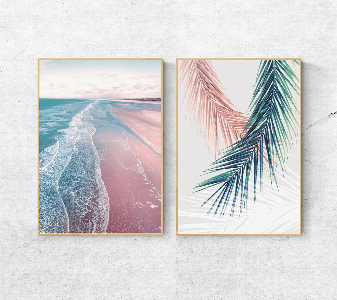 Coastal Prints Set of 2 Digital Download Art Nautical Decor Etsy