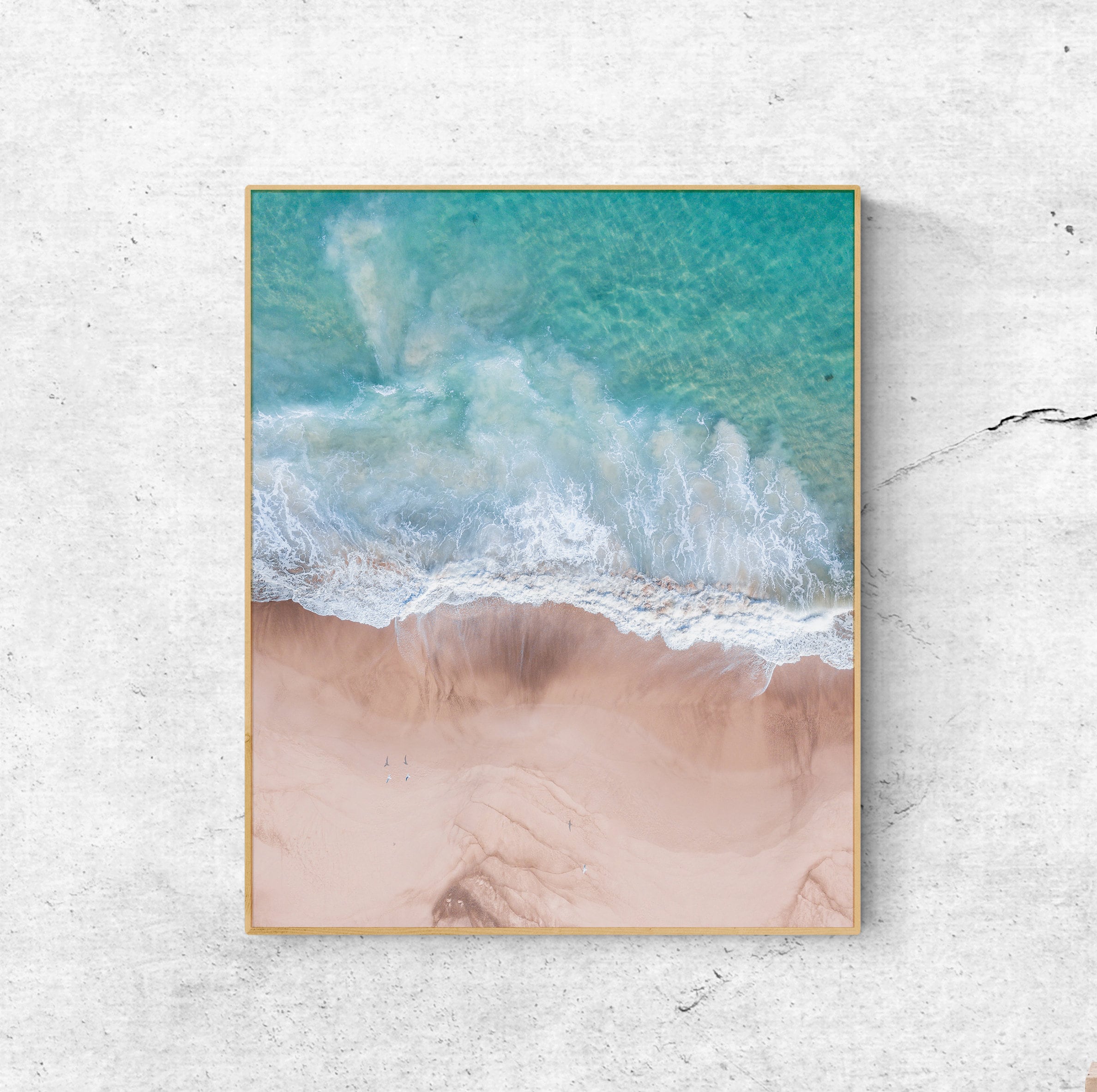 Set of 3 Beach Prints, Surfboard Wall Art, Ocean Wall Art Prints