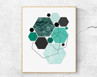 Geometric Prints Wall Art, Geometric Wall Art Printable, Digital Download Art, Abstract Print Wall art, Large Wall Art, Geometric Poster Art