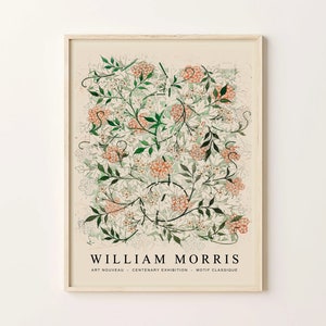 William Morris Exhibition Poster: Art Nouveau Floral Print (Digital Download)