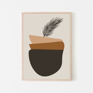 Mid Century Modern Wall Art Printable, Modern Wall Art, Large Wall Art, Earth Tone Wall Art, Minimalist Art, Minimalist Living Room Decor