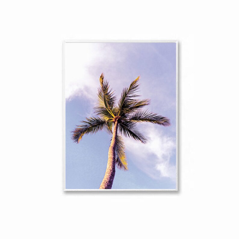 Printable Palm Tree Wall Art Print Digital Download Botanical - Etsy