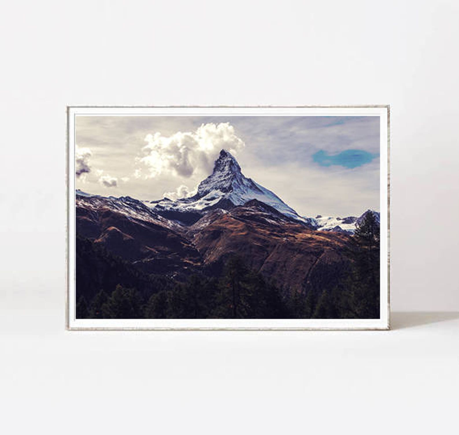 Landscape Print Mountain Art Print Wall Art Prints Mountain Etsy